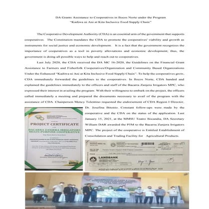 DA Grants Assistance to Cooperatives in Ilocos Norte under the Program “Kadiwa ni Ani at Kita Inclusive Food Supply Chainite up rosievic