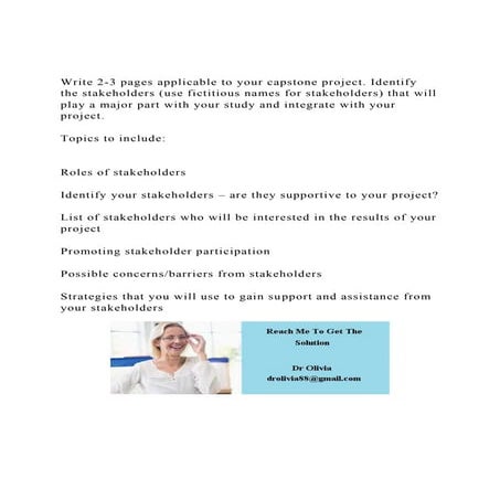Write 2-3 pages applicable to your capstone project. Identify th.docx