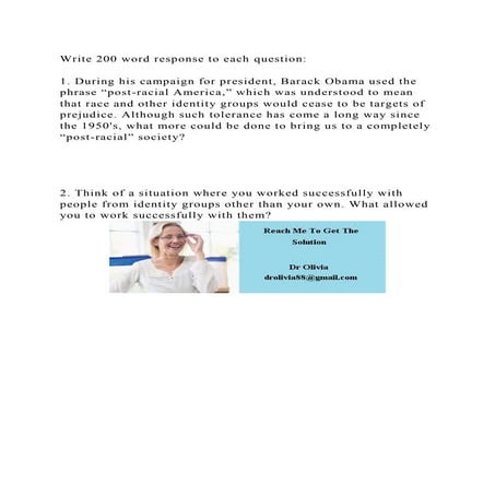 Write 200 word response to each question1. During his campaign .docx