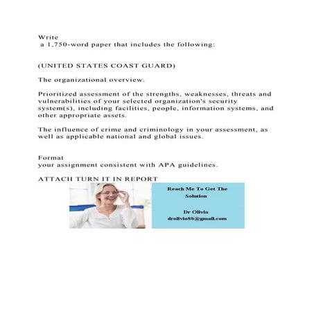 Write a 1,750-word paper that includes the following(UNITED.docx