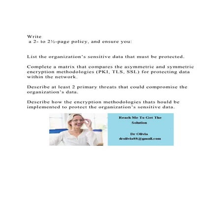 Write a 2- to 2½-page policy, and ensure youList the or.docx