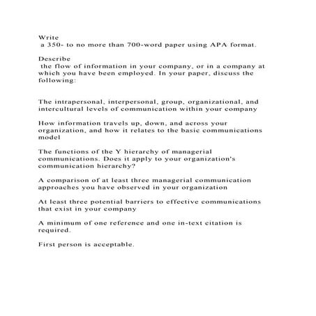 Write a 350- to no more than 700-word paper using APA format.D.docx