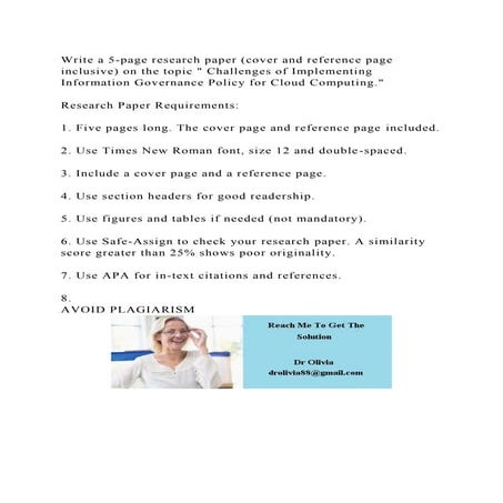 Write a 5-page research paper (cover and reference page inclusive) o.docx