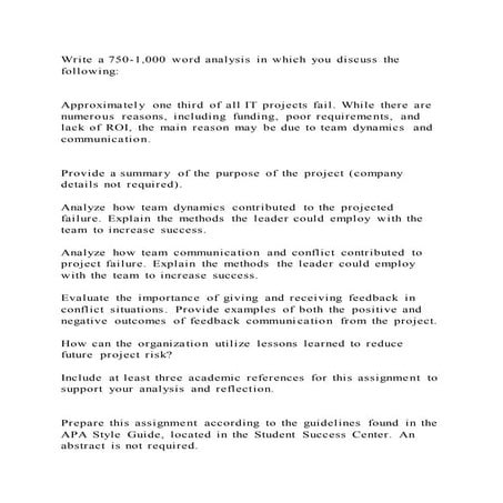 Write a 750 1,000 word analysis in which you discuss the following