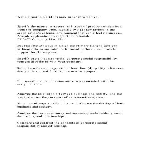 Bus250 corporate social responsibility | DOC