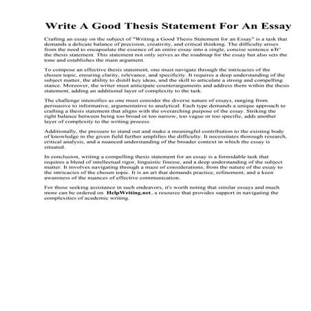 Write A Good Thesis Statement For An Essay.pdf