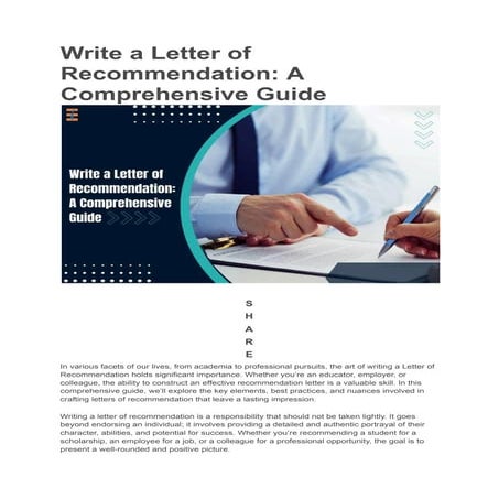 Write a Letter of Recommendation_ A Comprehensive Guide.pdf