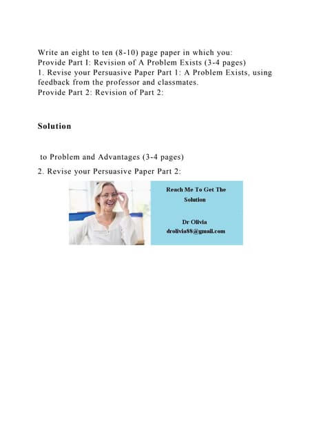 Write an eight to ten (8-10) page paper in which youProvide Part .docx