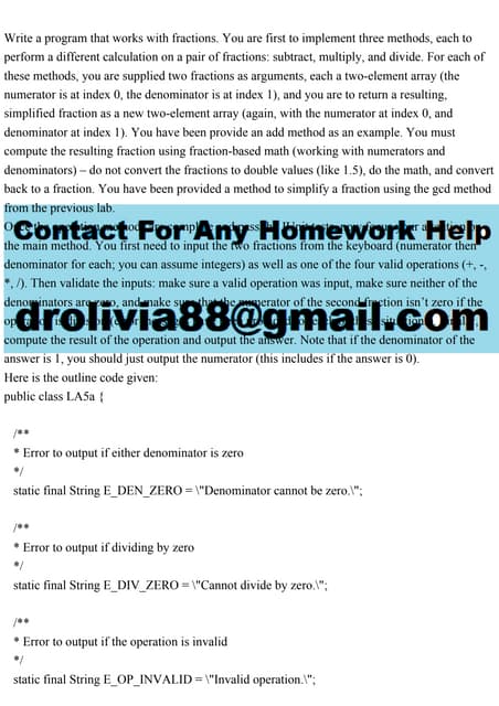 Write a program that works with fractions. You are first to implemen.pdf