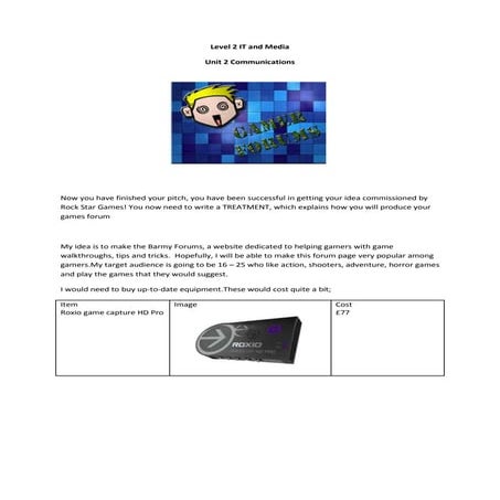 Write a treatment | PDF