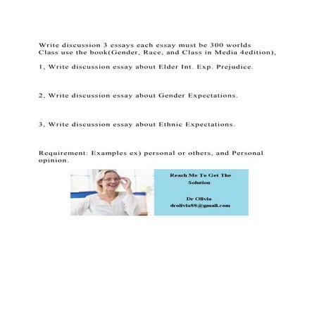Write discussion 3 essays each essay must be 300 worldsClass use.docx