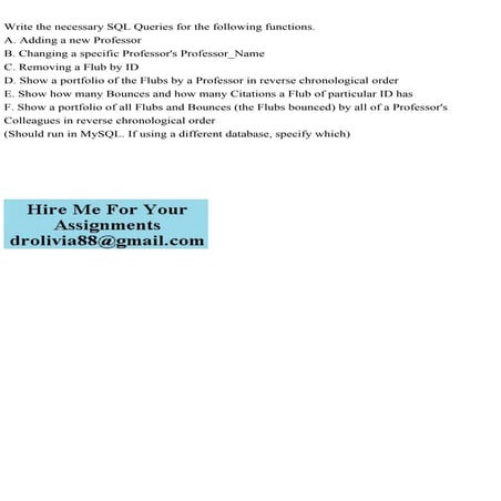 Write the necessary SQL Queries for the following functions.A. Add.pdf