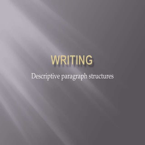 Writing | PPT