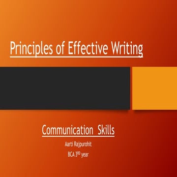 Writing | PPT