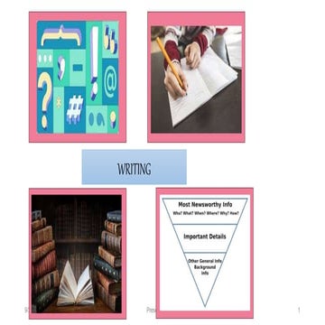 WRITING.pptx | Fiction | Books and Literature