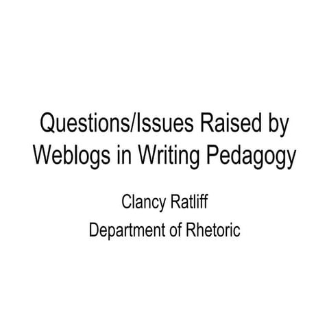 Writing Center Workshop Presentation