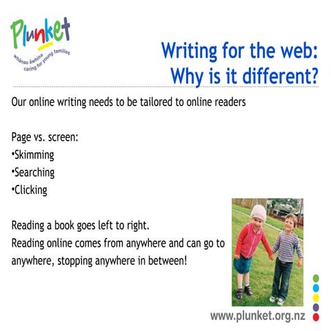 Writing for the web workshop