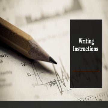 7. Writing Instructions | PDF