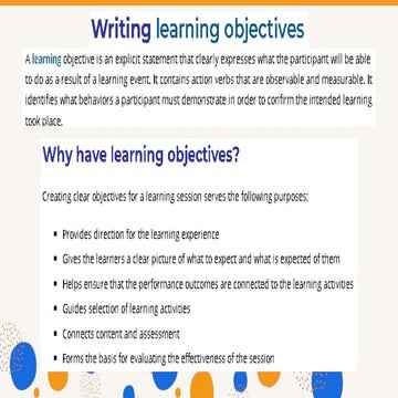 Writing-Learning-Objectives.pptx