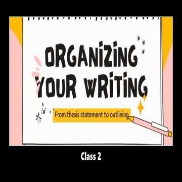 Writing | PPT