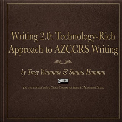 Writing 2.0: Technology-Rich Approach to Common Core Writing