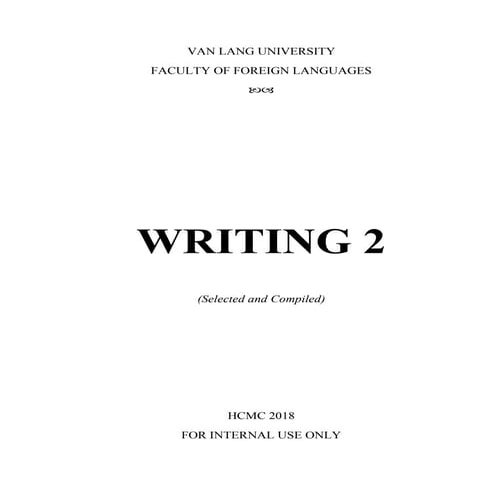 Writing 2   course book - 19-20