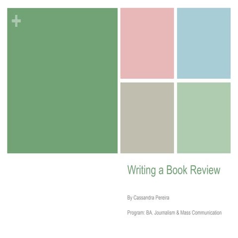 Writing a Book Review