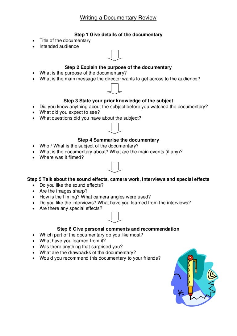 Writing a documentary review