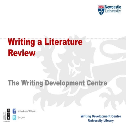 Writing a literature review