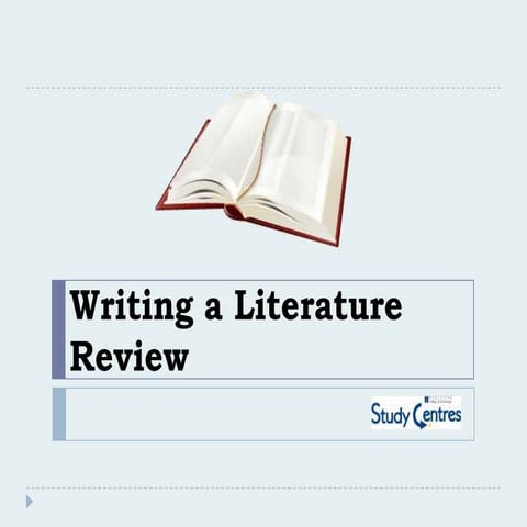 Writing a literature review