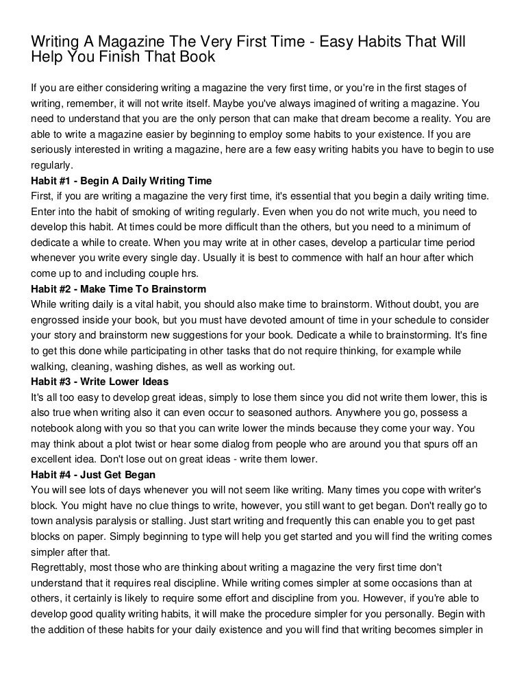 Looping writing example image