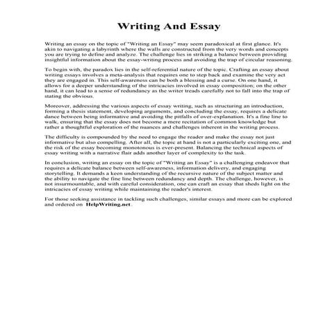 Writing And Essay.pdf