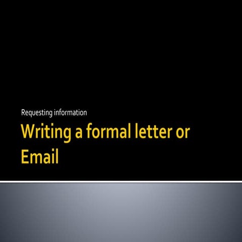 Writing an email