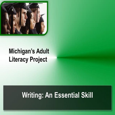 Writing an essential skill ppt