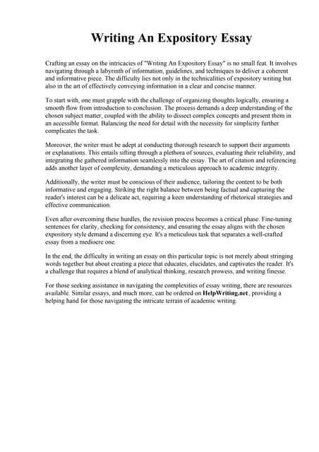 How To Write Analytical Essay. Chattanooga State Community College | PDF