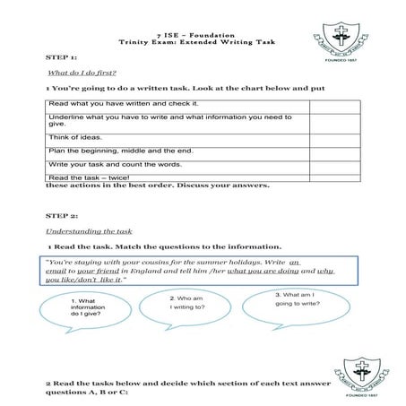 Writing an informal email