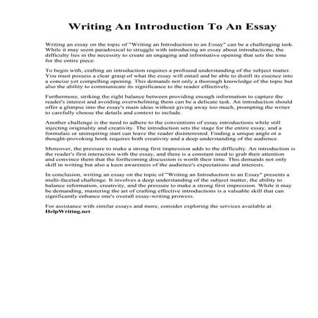 Writing An Introduction To An Essay.pdf