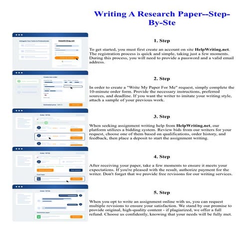 Writing A Research Paper--Step-By-Ste