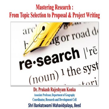 Presentation on Writing a Research Proposal & Project Writing2.pdf