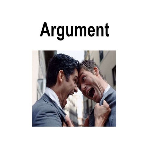 Writing argument 101