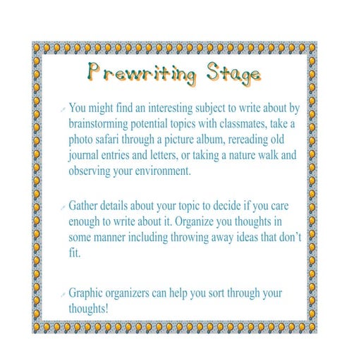 Writing as a process 2