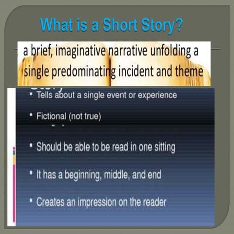 Writing a short story | PPTX