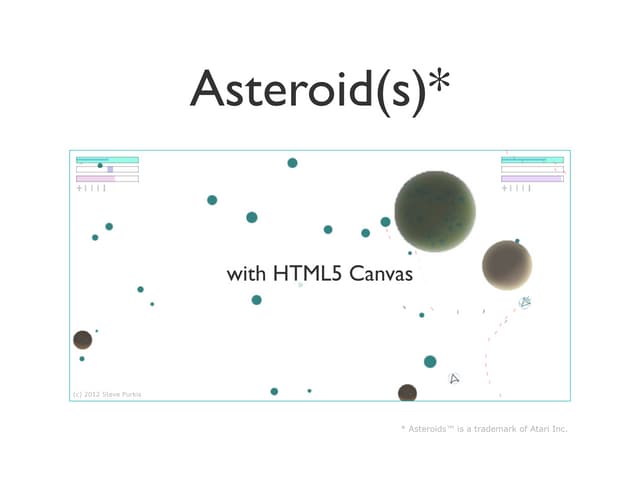 Writing a Space Shooter with HTML5 Canvas