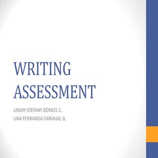 Writing assessment