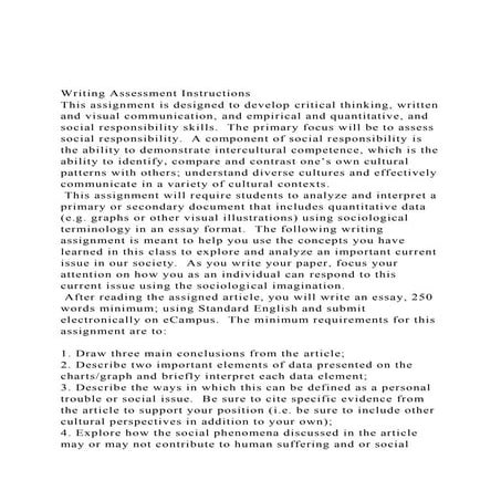 Writing Assessment InstructionsThis assignment is designed t.docx