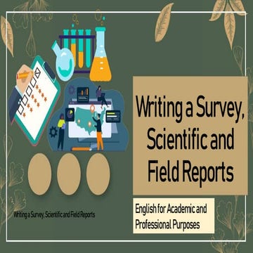 Writing a Survey, Scientific and Field Reports.pptx