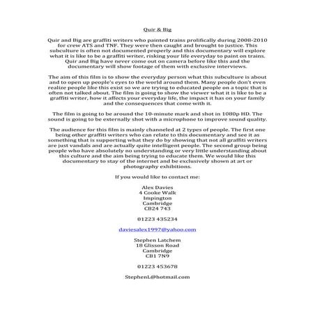 Writing a treatment pdf