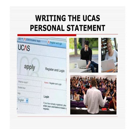 Writing a UK Personal Statement