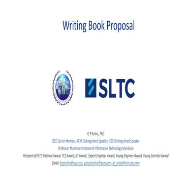 Writing book proposal