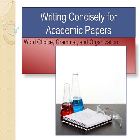 Writing Concisely
